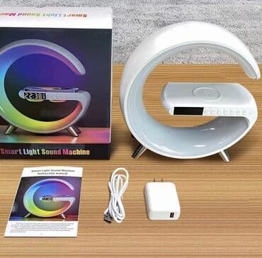 ночная лампа: Хит товар 2023 года ! Остался в черном цвете Смарт колонка - лампа с — 2