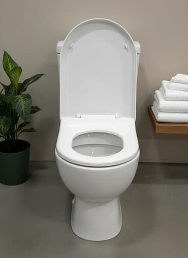 устанавливаем унитазы: Унитаз Напольный, Новый, Материал: Керамика — 1