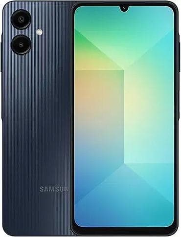 Samsung Galaxy A06, Новый, 128 ГБ, цвет - Черный