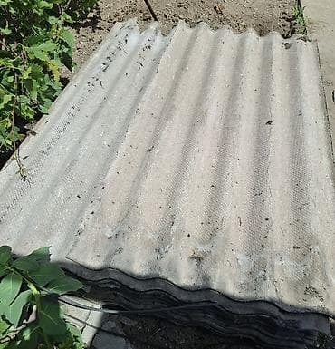 used bed: Шифер, Асбестоцементный, 8 волновой, Кант ТШП, Б/у — 1