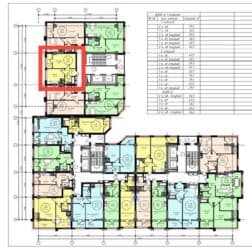 квартира в районе ошского рынка: 1 бөлмө, 40 кв. м, Жеке план, 8 кабат, ПСО (өзү оңдоп түзөтүп бүтүү үчүн) — 4