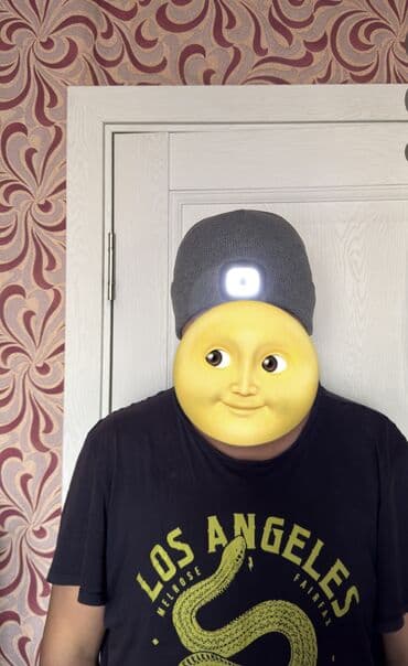 шапка: Трикотажная шапка с LED‑фонариком - Цвет: серый - Материал: мягкий — 4