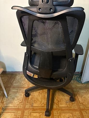 Стол жана отургуч комплекттери: Офис креслолор, Дөңгөлөктүү, түсү - Кара — 2