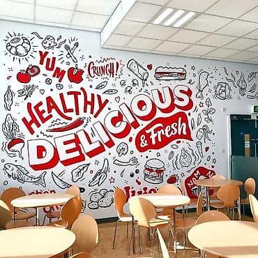 рисую на стенах: Настенные граффити/муралы для интерьеров - Профессиональная роспись — 4