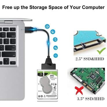 переходник hdd usb: Адаптер SATA к USB 2.0/3.0./Type-C для подключения 2.5 дюймового — 3