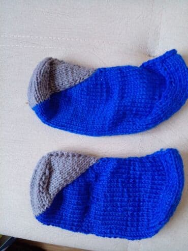 сиреневый: Вязаные следки/носочки ручной работы. - Мягкие и тёплые, связаны — 4