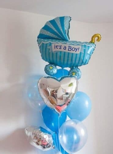 рисование для детей: Гелевые шары Выписка из роддома День рождения, Юбилей У нас есть — 3