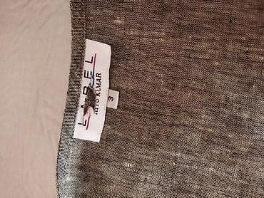 женский халат: Халат- накидка бохо стиль, лён 100% новый, Индия длина 110 см — 8