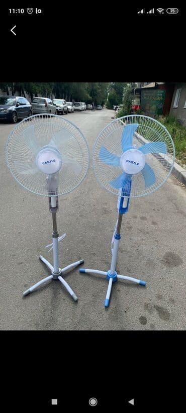 вентиляторы: Вентилятор Фирма castle Напольный Урегулирование высоты Стоячий — 1