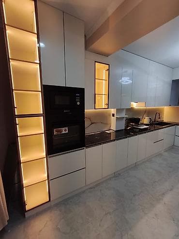 Офисная мебель: Кухонный гарнитур, цвет - Белый — 1