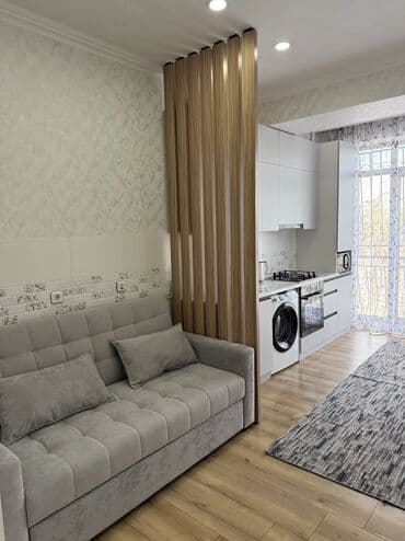 квартира в городе бишкек: 1 комната, Душевая кабина, Постельное белье, Кондиционер — 3