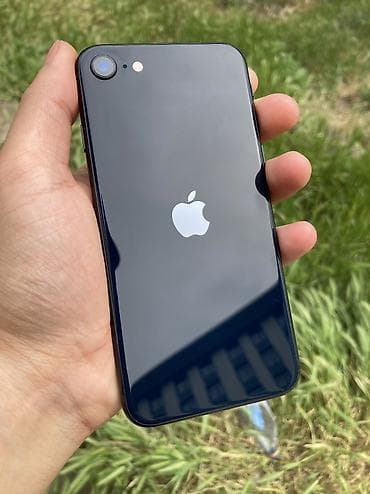 iphone kg: IPhone SE 2022, Б/у, 64 ГБ, Midnight, 95 % — 1