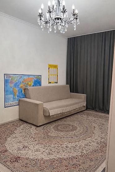 75: 3 комнаты, 52 м², Пишпек Индивидуалка, 1 этаж, Косметический ремонт — 1
