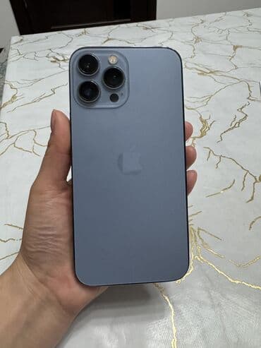 iphone se 2 цена бишкек: IPhone 13 Pro Max, Колдонулган, 128 ГБ, Sierra Blue, Каптама, 80 % — 1