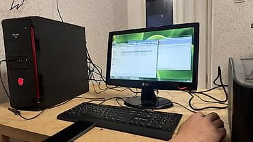 системник монитор: Компьютер, Для несложных задач, Б/у, Intel Pentium, SSD — 1