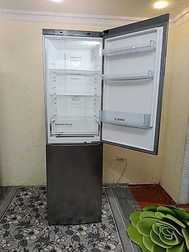 Тиричилик техникасы: Муздаткыч Bosch, Колдонулган, Эки камералуу, Total no frost, 60 * 200 * 60 — 5