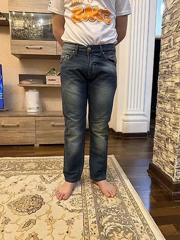 жынсы оптом: Джинсы для подростка/ на размер M-Lна рост 6шт отдаем за2500 — 2