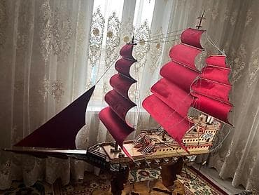 винтажный мир: Авторская модель парусника «Gloria» - Большая декоративная модель — 1