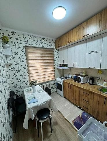 3 комнаты, 83 м², Кок-Жар мкр 105 серия, 2 этаж, Косметический ремонт