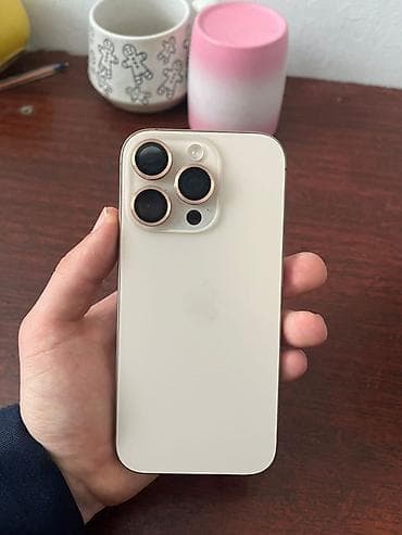 лучшая копия apple watch 6: IPhone 16 Pro, Б/у, 128 ГБ, Белый, 91 % — 1