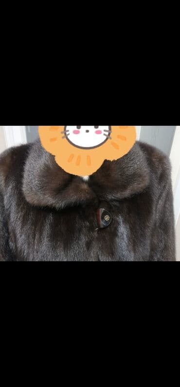 70 сом: Шуба шикарная цельная не растянутая норка, не крашеная натуральная — 2