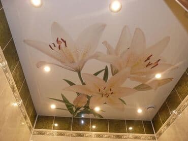 Бала бакчалар, бала багуучулар: Керме шыптар Жылтырак, Жылтырабаган, 3D потолоктор Кепилдиги, Акысыз консультация, Акысыз ченөө — 27