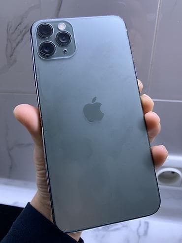 IPhone 11 Pro Max, Б/у, 64 ГБ, Зеленый, 74 %