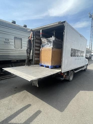 Грузчики и грузовое авто с гидробортом для переездов и перевозки