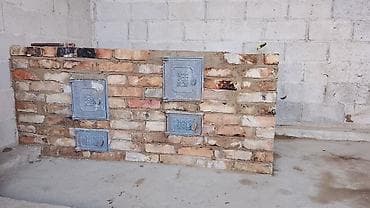 январь 5 1: Уличная дровяная печь-очаг с двумя конфорками (под казан и котел) - — 9