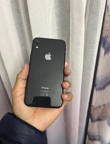 х4 про: IPhone Xr, Б/у, 64 ГБ, Черный, Коробка, 77 % — 2