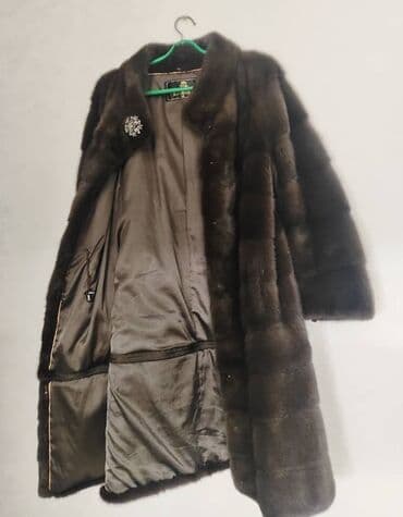 срочно в связи с переездом: Шуба, Норка, По колено, Трансформер, XL — 4