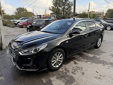аренда места маникюр: Hyundai Sonata седан, черный цвет кузова. Сдаю в аренду Сонату 2018 — 2