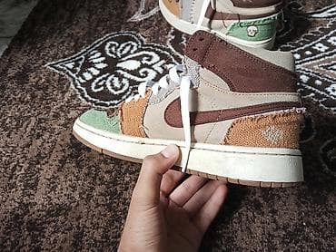 Мужские кроссовки, 37, Nike, Б/у, цвет - Коричневый — 7