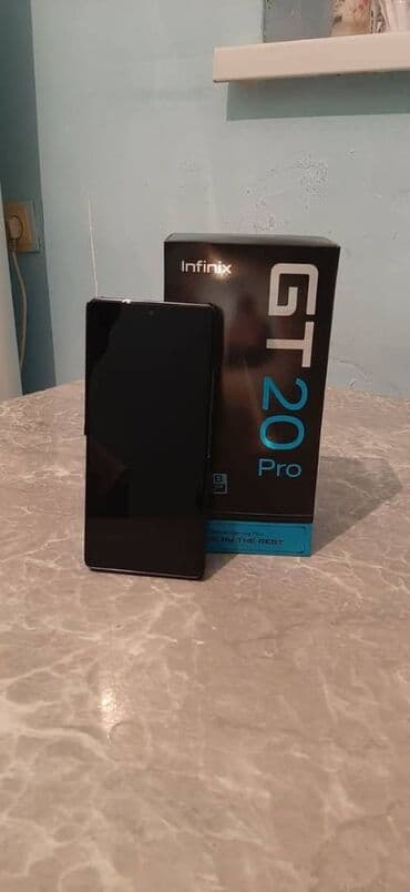 универсальные мобильные батареи для планшетов skymaxx: Infinix GT 20 Pro, Колдонулган, 128 ГБ, түсү - Кара, 2 SIM — 1