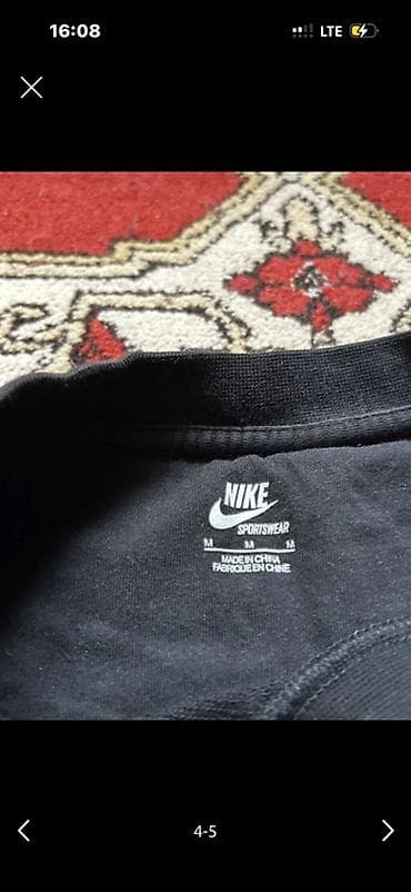 приму в дар вещи: Мужская толстовка, M, Nike, Б/у, цвет - Черный, Самовывоз, Бесплатная доставка, Платная доставка — 3