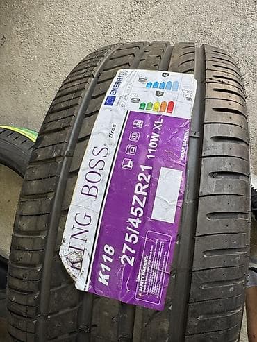 Летняя шина KING BOSS K118 275/45 ZR21 110W XL - Размер: 275/45 ZR21 lalafo.kg да Летняя шина KING BOSS K118 275/45 ZR21 110W XL - Размер: 275/45 ZR21