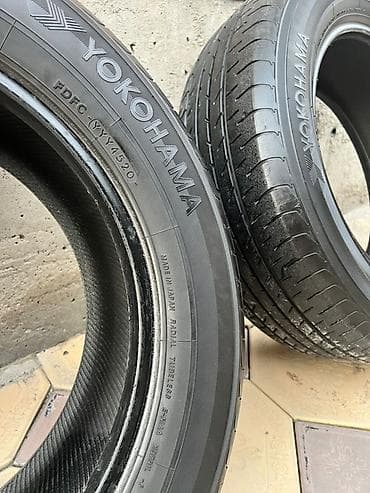 Шиналар жана дисктер: Шиналар 225 / 60 / R 17, Жай, Колдонулган, Комплект, Жеңил унаалар, Жапония, Yokohama — 1