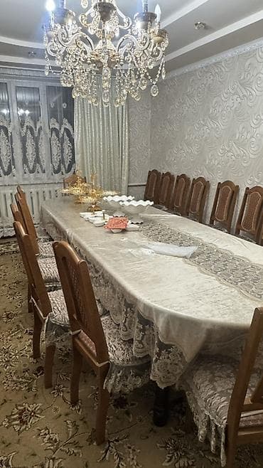 кухонная мебель стол стул: Стол и стул для зала, Новый, цвет - Коричневый — 6