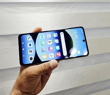 Техника и электроника: Redmi, Redmi Note 14, Б/у, 256 ГБ, цвет - Зеленый, 1 SIM, 2 SIM — 3