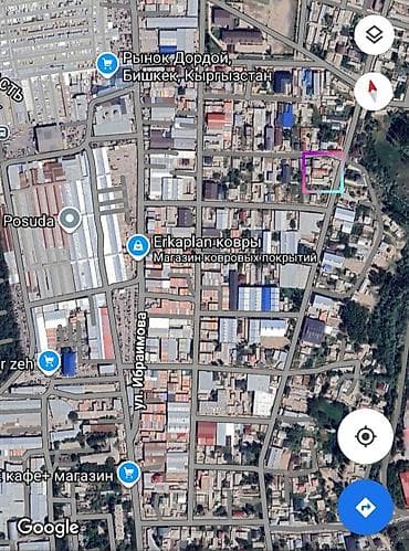 Продаю участок под бизнес Расположение Дордой Участок 6 соток, угловой