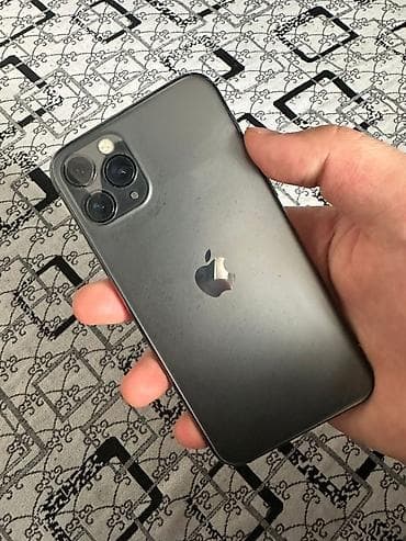 IPhone 11 Pro, Новый, 256 ГБ, Space Gray, Защитное стекло, Чехол, 75 %