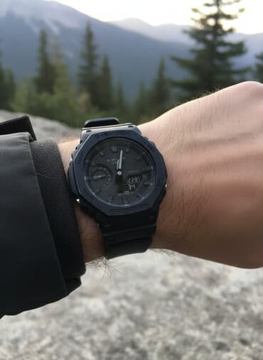 брендовые оригинальные часы: CASIO G‑SHOCK GA‑2100 (модуль 5611), серия Carbon Core Guard. - — 1