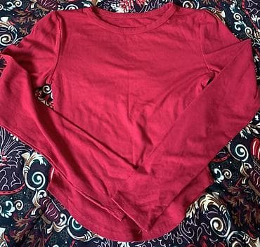 том и джери: Топ, Трикотаж, Укороченная модель, Б/у, XS — 6