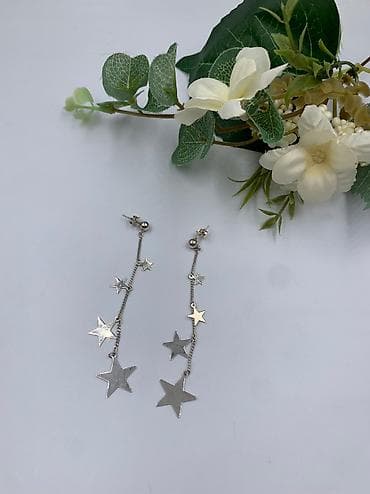 silver: Серебряные серьги, Проба 925, Женские, Новый — 2