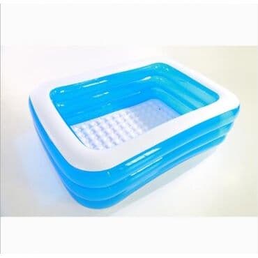 домашний бассейн для детей: Бассейн надувной Прямоугольный семейный надувной бассейн Bestway для — 3