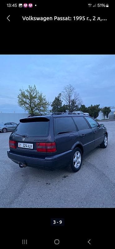Унаа сатуу: Volkswagen Passat Variant: 1995 г., 2 л, Кол менен иштөөчү, Бензин, Универсал — 5