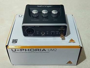 dji mic 2: Аудиоинтерфейс Behringer U-Phoria UM2 (USB, 2×2) - Компактный — 2
