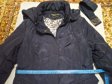 зимние куртки женские: Пуховик, По колено, M — 1