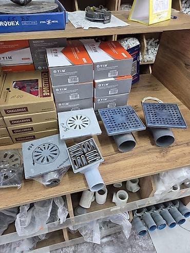 решетка слив: Напольные трапы и решётки для водоотвода TIM - Назначение: слив воды — 1