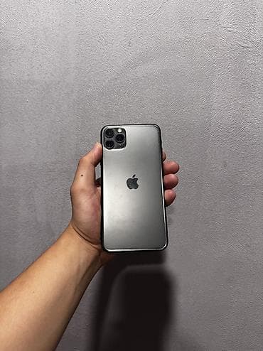 IPhone 11 Pro Max, Колдонулган, 64 ГБ, Кара, Каптама, 74 % — 1
